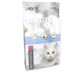 Magic Litter Żwirek dla kotów Bentonit Ultra White 10l