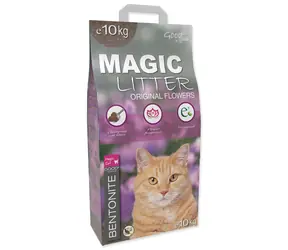 Magic Litter Żwirek dla kotów Bentonit Oryginalne Kwiaty 10kg