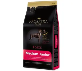 Prospera PLUS Medium Junior Kurczak z Ryżem 15kg / Granulat dla szczeniąt