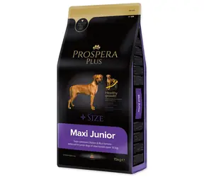 Prospera PLUS Maxi Junior kurczak z ryżem 15kg / Granulat dla szczeniąt