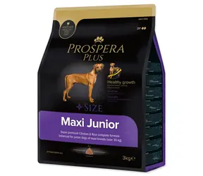 Prospera PLUS Maxi Junior kurczak z ryżem 3kg / Granulat dla szczeniąt