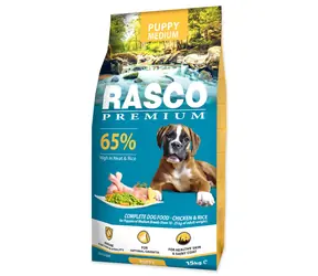 Rasco Premium Puppy Medium Chicken with Rice 15kg / Granulat dla szczeniąt 