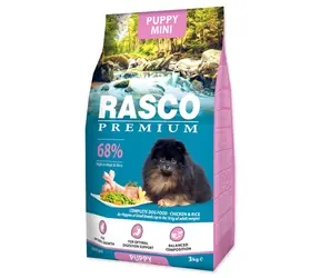 Rasco Premium Puppy Mini Chicken with Rice 3kg / Granulat dla szczeniąt 