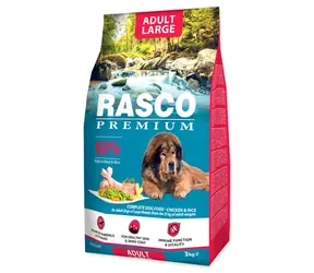 Rasco Premium Adult Large Chicken with Rice 3kg / Granulat dla dorosłych psów 