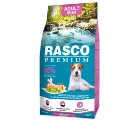 Rasco Premium Adult Mini Chicken with Rice 1kg / Granulat dla dorosłych psów 