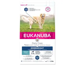 Eukanuba Daily Care Excess Weight 2,3 kg / sucha karma dla psów z nadwagą 
