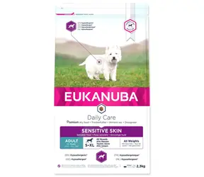 Eukanuba Daily Care Sensitive Skin 2,3 kg / granulki dla psów / skóra wrażliwa