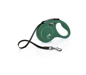 Pasek Flexi Classic S 5m oliwkowo-zielony / Smycz 