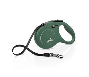 Smycz Flexi Classic M 5m oliwkowo-zielona / Smycz 