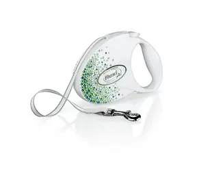 Smycz Flexi Glam Splash M 5m Leaf / Smycz 