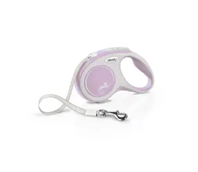 Pasek Flexi Comfort S 5m różowy / Smycz 