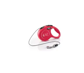 Lina Flexi Cat XS 3M czerwona / Smycz 
