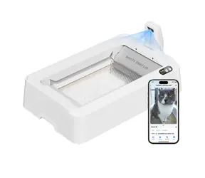 PetKit Purobot Crystal Duo z kamerą AI / Inteligentne, samoczyszczące pudełko dla kotów