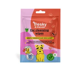 Chusteczki do czyszczenia uszu Tresky & Friends 10 szt. / Chusteczki do czyszczenia uszu