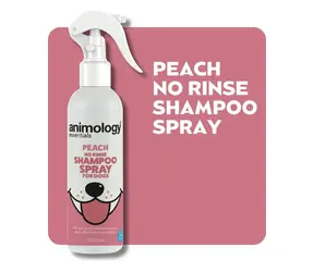 Animology Essentials Szampon bez spłukiwania dla psów w sprayu o zapachu brzoskwini 250 ml