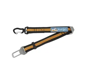 Kurgo® Bezpośredni pas bezpieczeństwa z obrotowym paskiem dla psa i mechanizmem zaciskowym, pomarańczowy