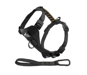 Kurgo® Tru-Fit Szelki dla psa z szybkim zapięciem i pasem bezpieczeństwa, czarne, rozmiar L