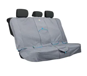 Kurgo® Heather Bench Seat Cover Pokrowiec ochronny na tylne siedzenia w kolorze szarym