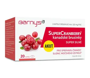 Barnys SuperCranberry™ Kanadyjska żurawina SUPER MOCNA 20 kapsułek