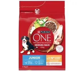 PURINA One Med/Max Junior Kurczak i Ryż 2,5 kg / Karma dla psów