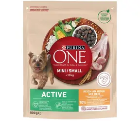 PURINA One Mini Active Kurczak i Ryż 800 g / Karma dla psów