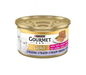 PURINA GOURMET GOLD pasztet cielęcy 85 g / Pasztet dla kota