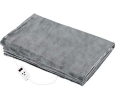 Koc grzewczy ProfiCare WZD 3061 szary / 130x180cm / 180W / timer / LED