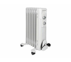 Clatronic RA 3735 biały / Chłodnica olejowa / 7 żeberek / do 1500W / 3 stopnie grzania 