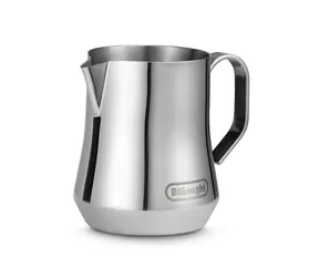 DeLonghi Dzbanek do spieniania mleka srebrny / pojemność 350 ml / stal nierdzewna