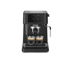 DeLonghi EC 230.BK Stilosa czarny / Ekspres do kawy dźwigniowy / 1100 W / 1l / 15 bar / automatyczne wyłączanie