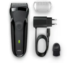 Braun Series 3 301s / golarka foliowa / czas pracy 30 min / czarny