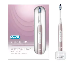 Oral-B Pulsonic Slim Luxe 4100 różowa / szczoteczka soniczna / 2 końcówki / 62000 ruchów / 3 programy / timer