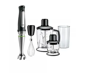 Braun MultiQuick 7 MQ 7045X / blender ręczny / 1000W / pojemnik 600ml / 2x pojemnik do siekania / nasadka do ubijania