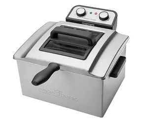 ProfiCook PC-FR 1038 / Frytownica podwójna / 3000 W / 130°C - 190°C / 5 l / 2 kosze / po sprzedaży