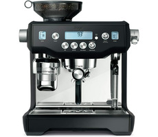 Sage Oracle matowy czarny / Kawiarka dźwigniowa / 2400 W / LCD / młynek / 2,5 l / 15bar 