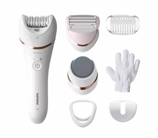 Philips BRE730-00 / depilator + golarka + pedicure / 2 prędkości / działanie do 40 minut / biały