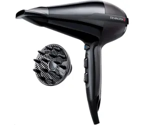 Remington AC5999 Pro Air AC czarny / suszarka do włosów / 2300 W / 3 temperatury / 2 prędkości / dyfuzor / koncentrator
