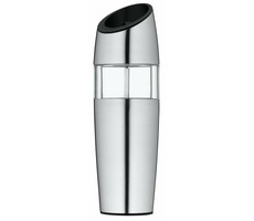 Elektryczny młynek do przypraw WMF srebrny / kontrola stopnia mielenia / stal nierdzewna / Wysokość: 20 cm / 6x AAA