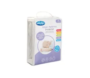 Playgro - Ochraniacz na materac dla niemowląt - Bawełna pikowana / od 0 miesięcy