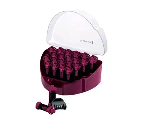 Remington KF40E Fast Curls Fioletowy / Lokówki elektryczne / 4 małe + 10 średnich + 6 dużych 