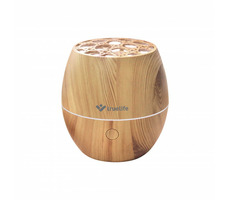 Dyfuzor TrueLife AIR D3 Jasnobrązowy / Dyfuzor zapachowy i nawilżacz powietrza / 120 ml / Podświetlenie 7 LED / do 5h