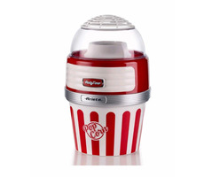 Ariete 2957-00 Party Time czerwony / Duży ekspres do popcornu / 1100 W / 60 g w 2 min.