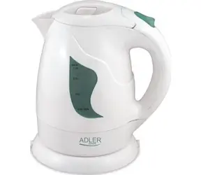 Adler AD 08 biały / Czajnik elektryczny / 850 W / 1 l