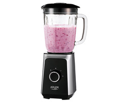 Adler AD 4076 / Blender stołowy / 500W / 2 prędkości / 1,5 L / Puls / czarny