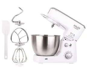 Adler AD 4216 / Robot kuchenny / 500 W / 4 l / 6 prędkości / Wyciskarka do soku / wyrabianie ciasta / miksowanie / ubijanie