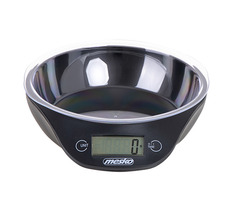 Mesko MS 3164 czarna / Waga kuchenna / miska 700 ml / funkcja TARA / średnica 13 cm 