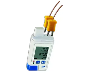 TFA 31.1060.02 LOG200 TC - Rejestrator USB z wyświetlaczem do pomiaru temperatury wewnętrznej i zewnętrznej za pomocą sond termoparowych