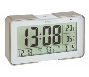 TFA 60.2540.53 - Melodia Budzik sterowany radiowo 