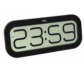 TFA 60.4514.01 - BimBam Zegar sterowany radiowo z melodią czarną