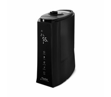 Airbi TWIN Ultradźwiękowy nawilżacz powietrza z jonizatorem i opcją aromaterapii czarny / 30W / 5 l / 120-350 ml-h 